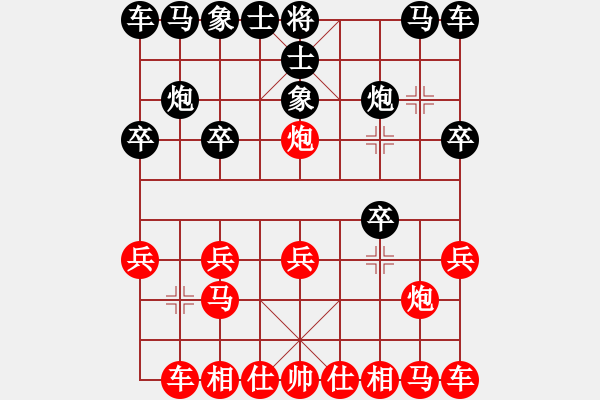 象棋棋譜圖片：將帥江湖(3段)-負-南昌無招(3段) - 步數(shù)：10 