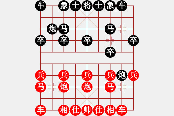 象棋棋譜圖片：華峰論棋(8段)-勝-紫禁之巔(4段)五七炮對屏風馬進７卒 - 步數：10 