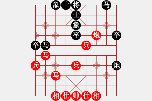 象棋棋譜圖片：周杰 先勝 朱德金 - 步數(shù)：40 