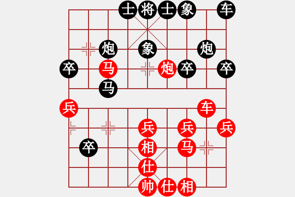 象棋棋譜圖片：生死決(天罡)-勝-奪命劍(9星) - 步數(shù)：30 