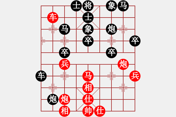 象棋棋譜圖片：金鉤炮[紅] -VS- 克里欽科[黑] - 步數(shù)：40 