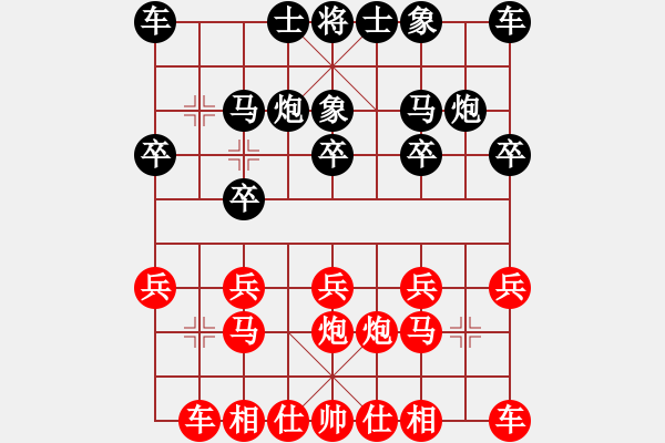 象棋棋谱图片：2024中小学校际甲级联赛预选赛第5轮曲皓轩先负潘子健 - 步数：10 