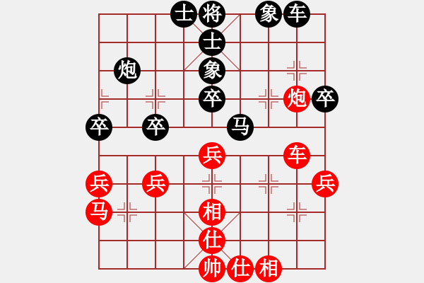 象棋棋譜圖片：老祖英負(fù)一生快樂(lè) - 步數(shù)：40 