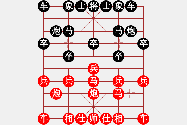 象棋棋譜圖片：神龍se[903676534] -VS- 百思不得棋解[1076002090] - 步數(shù)：10 