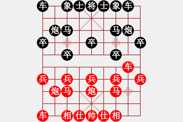 象棋棋谱图片：天下第七(2段)-负-彩屯棋帝(2段) - 步数：10 