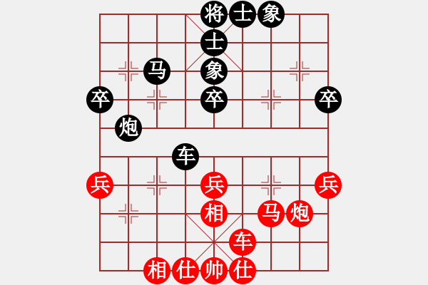 象棋棋譜圖片：中炮七路對屏風(fēng)馬 - 步數(shù)：40 