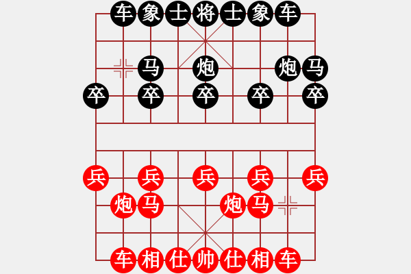 象棋棋譜圖片：王昊 先和 孫昕昊 - 步數(shù)：10 