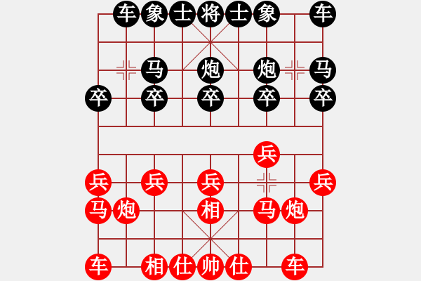 象棋棋譜圖片：進兵對卒底炮（轉順跑）nzbdwmaa 勝 鳳舞天驕 - 步數：10 