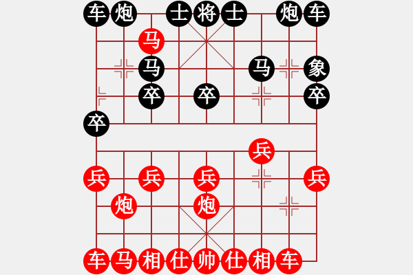 象棋棋譜圖片：黑方太搞笑了 - 步數(shù)：15 