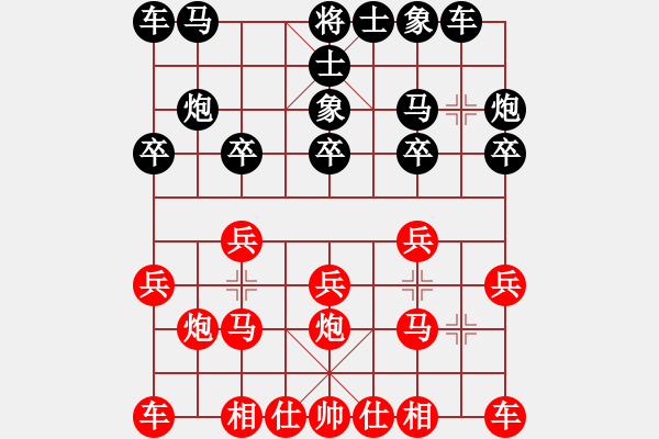 象棋棋譜圖片：浙江省 尹昇 勝 杭州 茹一淳 - 步數(shù)：10 