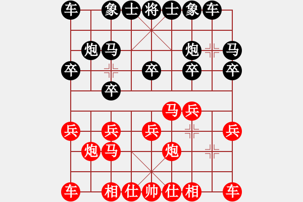 象棋棋譜圖片：魔鬼之吻(6段)-負(fù)-木其灬弓雖(4段) - 步數(shù)：10 