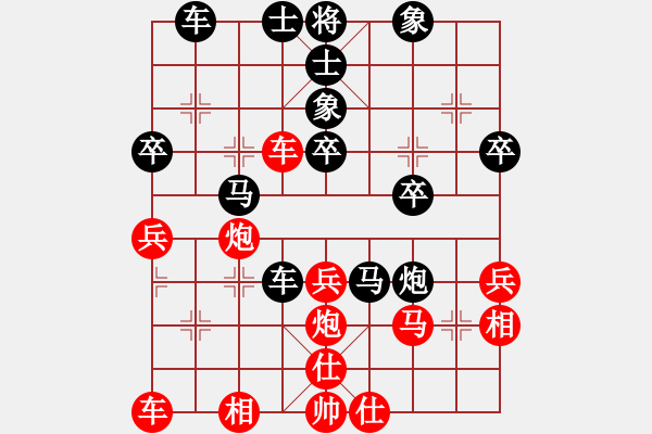 象棋棋譜圖片：江西殺手(2段)-負(fù)-弱點(4段) - 步數(shù)：40 