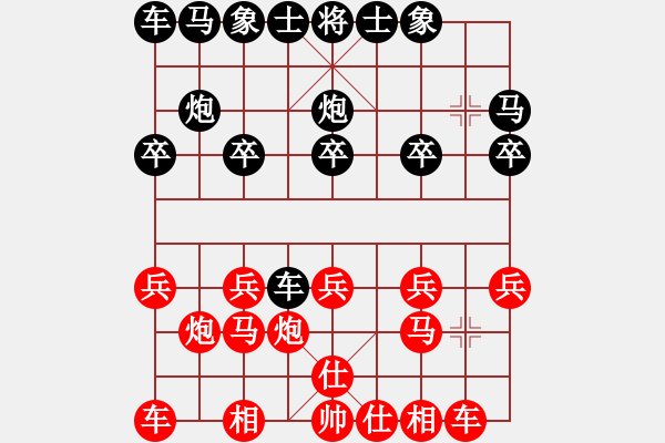 象棋棋譜圖片：bbboy002(3舵)-勝-愛(ài)咋咋咋地(2舵) - 步數(shù)：10 