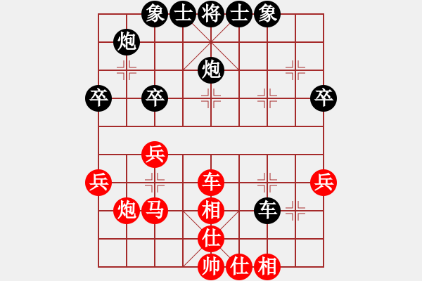 象棋棋譜圖片：梁山趙子龍(4段)-勝-云中鶴(5段) - 步數(shù)：40 