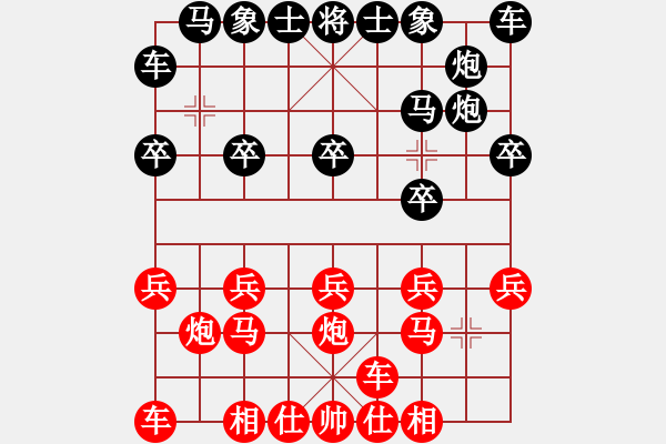 象棋棋譜圖片：陜?nèi)亨l(xiāng)下娃娃VS倚天高手(2016 1 8) - 步數(shù)：10 