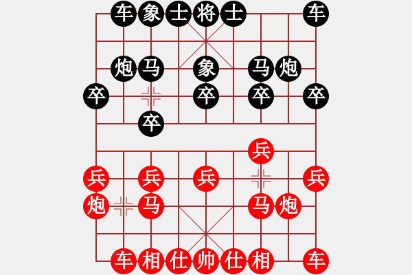 象棋棋譜圖片：上海金外灘 蔣融冰 勝 深圳弈川象棋俱樂(lè)部 洪智 - 步數(shù)：10 