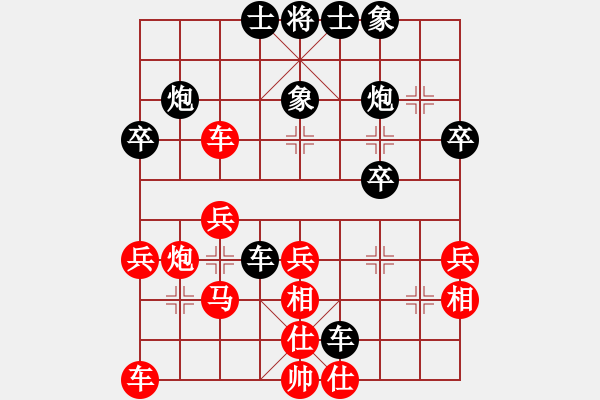 象棋棋譜圖片：修心養(yǎng)性(5段)-負(fù)-煙臺(tái)棋圣(8段) - 步數(shù)：30 