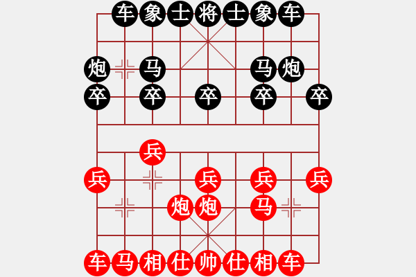 象棋棋譜圖片：大師群樺VS四川潘興(2013-11-30) - 步數(shù)：10 