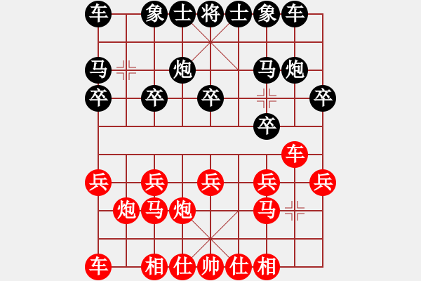 象棋棋譜圖片：北大(8級)-和-bbboy002(5級) - 步數(shù)：10 