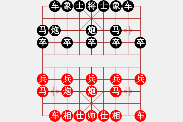 象棋棋譜圖片：柳生(7段)-和-茗香思語(9段) - 步數(shù)：10 