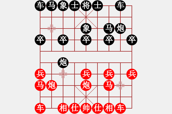 象棋棋譜圖片：羅小兵先和劉勇 - 步數(shù)：10 