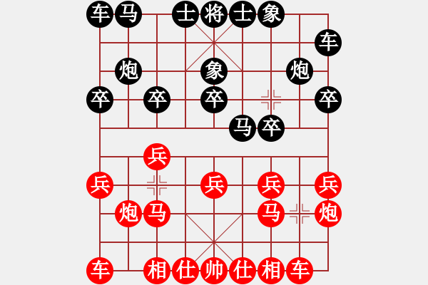 象棋棋譜圖片：中華臺(tái)北 林見志 和 中華臺(tái)北 馬仲威 - 步數(shù)：10 