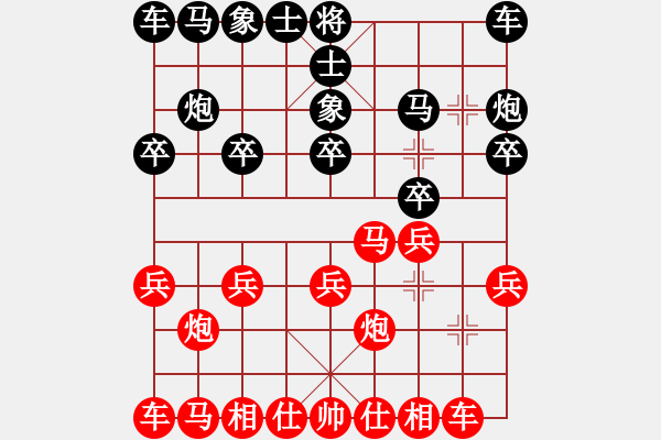 象棋棋譜圖片：葬心紅勝1371107877【仕角炮局】 - 步數(shù)：10 