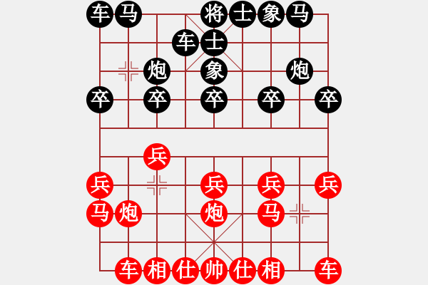 象棋棋譜圖片：琳琳(北斗)-勝-大富翁(北斗) - 步數(shù)：10 