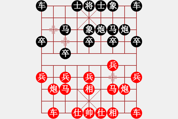 象棋棋譜圖片：陪你玩玩(9星)-勝-中原快刀(電神) - 步數(shù)：10 