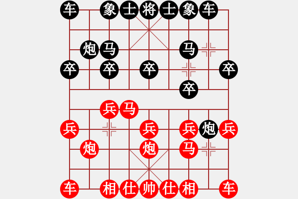 象棋棋譜圖片：處女沙加(2段)-勝-華峰論棋(月將) - 步數(shù)：10 