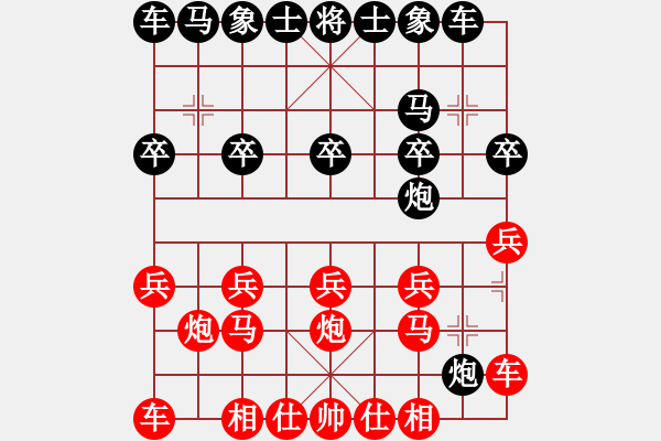 象棋棋譜圖片：橫才俊儒[292832991] -VS- 夢林熾火[908508100] - 步數(shù)：10 