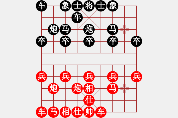 象棋棋譜圖片：跨海飛天(2段)-勝-qqkaka(1段) - 步數(shù)：10 