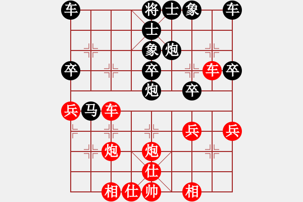 象棋棋譜圖片：百思不得棋解[575644877] -VS- 行尸走肉[1720320574] - 步數(shù)：30 