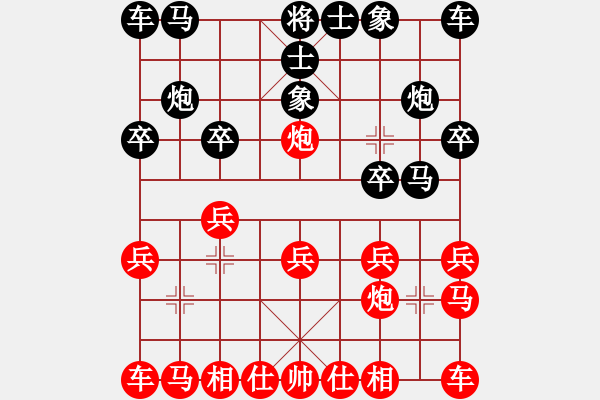 象棋棋譜圖片：紅人會七臺(3段)-負(fù)-黃馨葶(3段) - 步數(shù)：10 