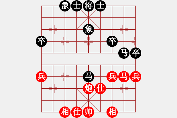 象棋棋譜圖片：臭棋人家ㄨ彩云飄過[2300401960] -VS- 爛卒[925757569] - 步數(shù)：40 