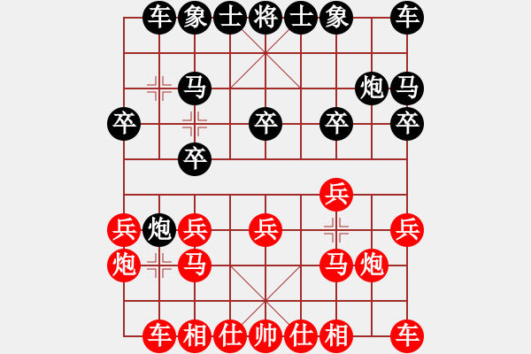 象棋棋谱图片：刘宗泽 先和 王禹博 - 步数：10 