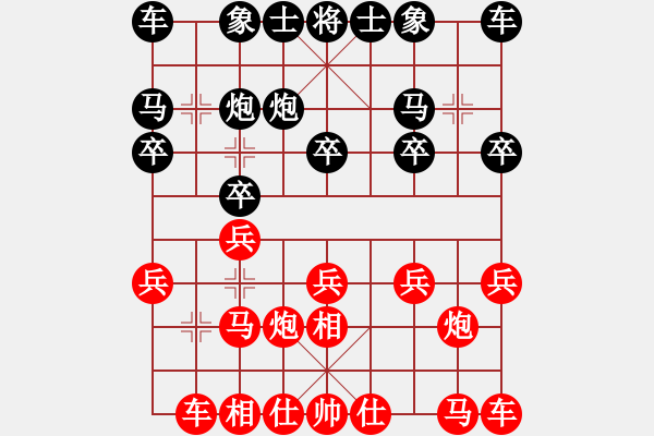 象棋棋譜圖片：朱曉虎 先勝 季彥鑫 - 步數(shù)：10 