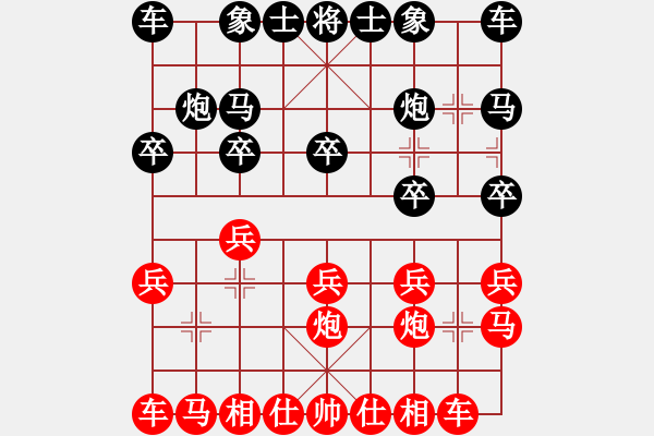 象棋棋譜圖片：棋俠　先負　裴春亮　20100114D - 步數(shù)：10 