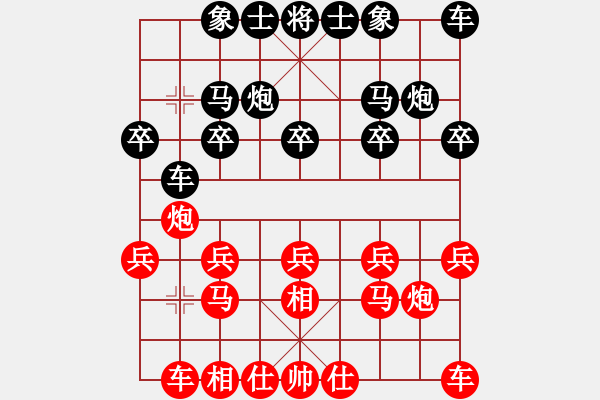 象棋棋譜圖片：陳保羅(6段)-和-成都棋院帥(5段) - 步數(shù)：10 