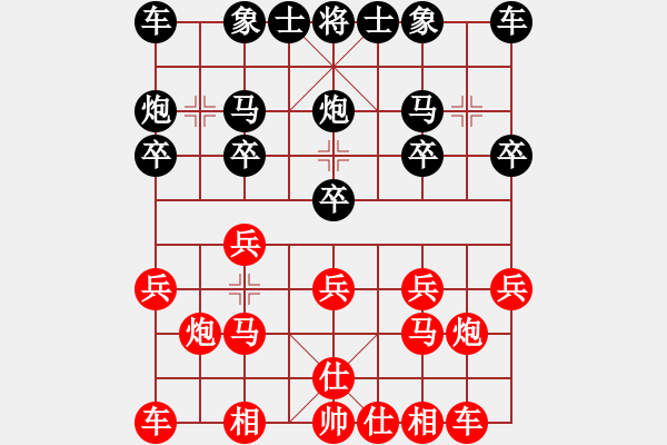 象棋棋譜圖片：第5輪華南師范大學高鐘琴先勝廣東金融學院鄭期文 - 步數：10 