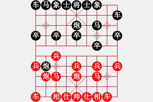 象棋棋譜圖片：中國棋院杭州分院 季潔 勝 河南省社會體育事務中心 孫靜 - 步數(shù)：10 