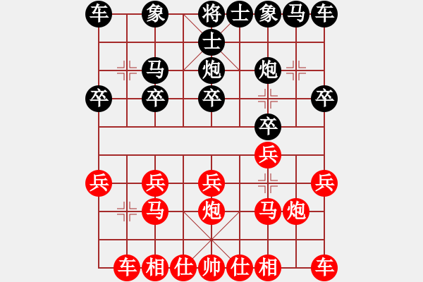 象棋棋譜圖片：湖南8歲小女孩愛下棋[紅] -VS- bbboy002[黑] - 步數(shù)：10 