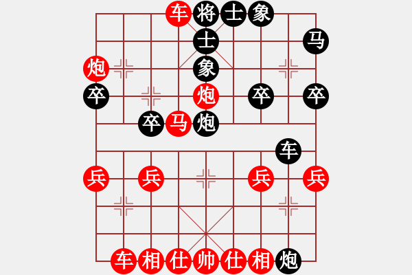 象棋棋譜圖片：fbhtiu(5段)-勝-弱點(diǎn)(5段)中路強(qiáng)攻 - 步數(shù)：31 