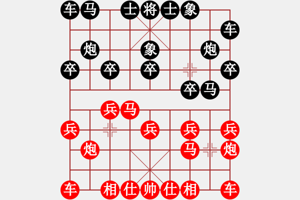 象棋棋譜圖片：第6輪 王亞龍（先勝）任仲敏 - 步數(shù)：10 