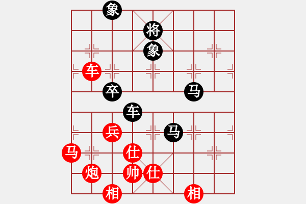 象棋棋譜圖片：棋王60分鐘 櫻花香雪 先勝 朝鮮女兵 - 步數(shù)：100 