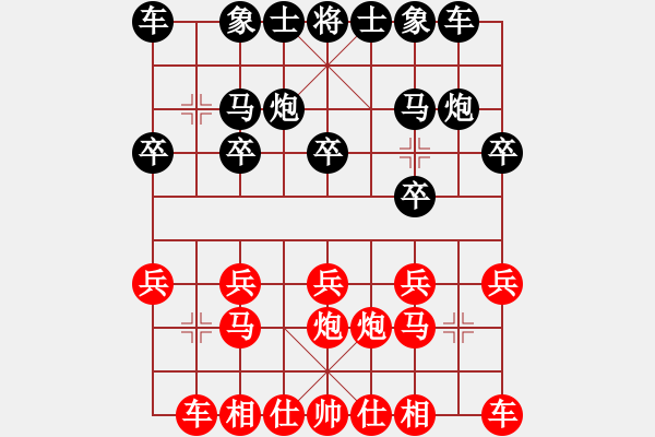 象棋棋譜圖片：明城老槍(6段)-負(fù)-闖蕩江湖(8段) - 步數(shù)：10 