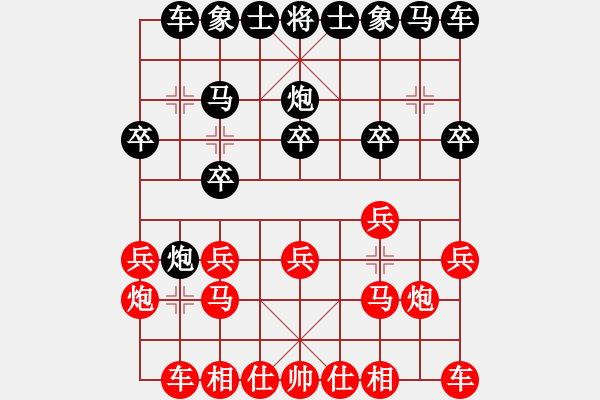 象棋棋譜圖片：didu(2段)-勝-菜鳥向前沖(2段) - 步數(shù)：10 