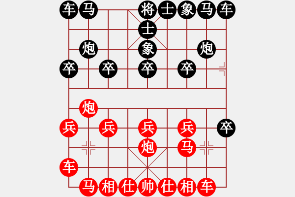 象棋棋譜圖片：善才童子(9段)-勝-紅藍棋股(9段) - 步數(shù)：10 