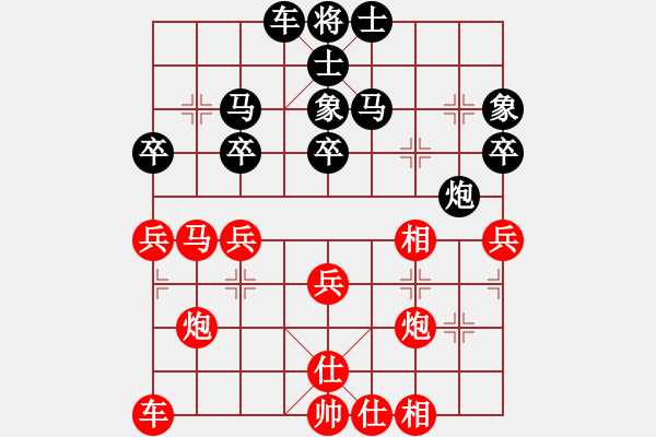 象棋棋譜圖片：9--1---紅先勝--單車馬雙炮四兵--炮八進五 - 步數(shù)：0 