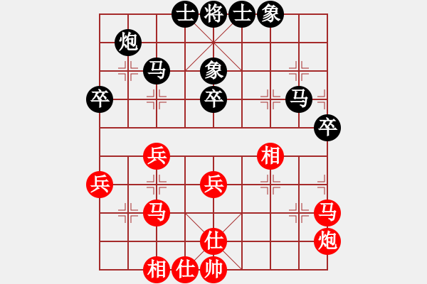 象棋棋譜圖片：10876局 A60-過宮炮局-旋九專雙核-新手 紅先負 小蟲引擎24層 - 步數：40 